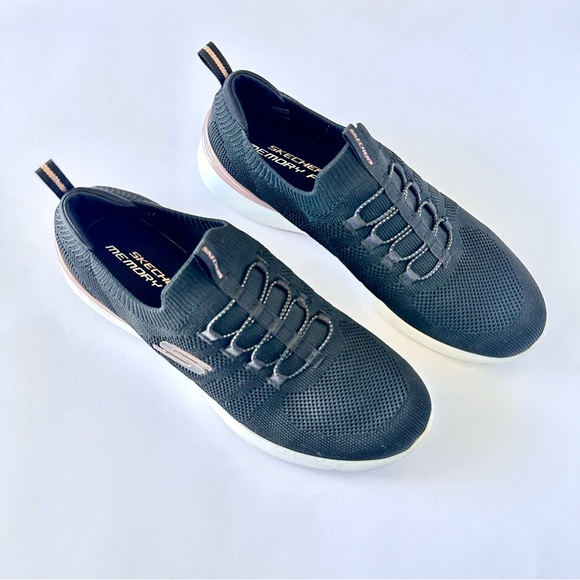 Skechers Women’s Black Slip-On Shoes - Picture 3 of 5